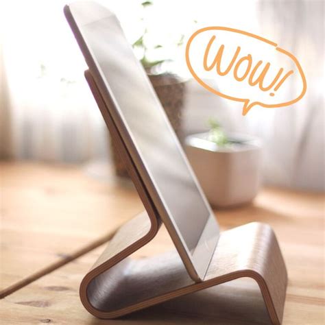 Support Pour Ipad Et Tablette En Bois