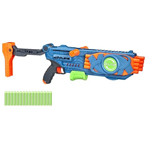 NERF Elite 2 0 Flipshots Flip 16 Blaster With 16 Dart Barrels That Flip