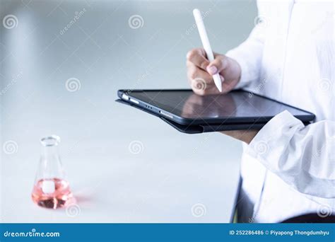 Biochemistry Study in the Laboratory. Stock Photo - Image of chemical ...