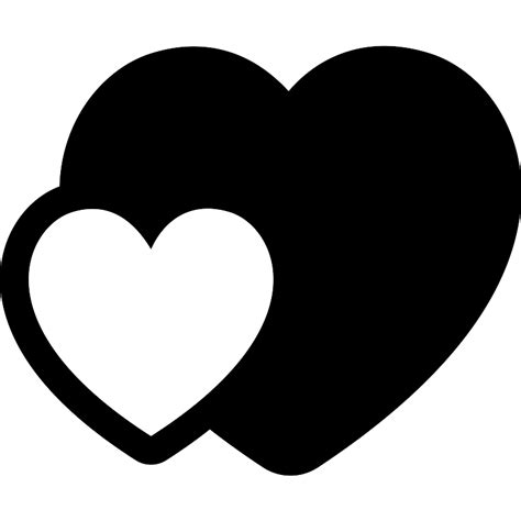 Two Hearts Vector Svg Icon Svg Repo