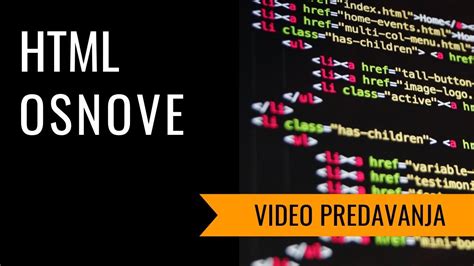 HTML Osnove YouTube