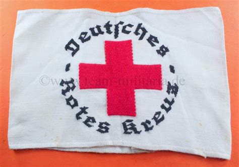 Armbinde F R Sanit Ter Und Krankenschwestern Des Drk Deutsches Rotes