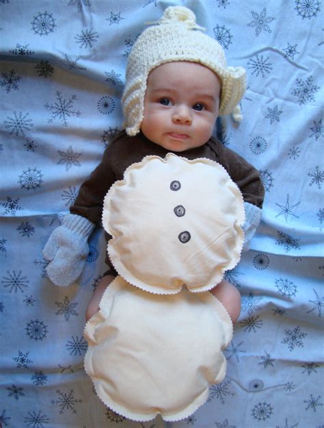 baby snowman costume for christmas card photo | Christmas photo cards