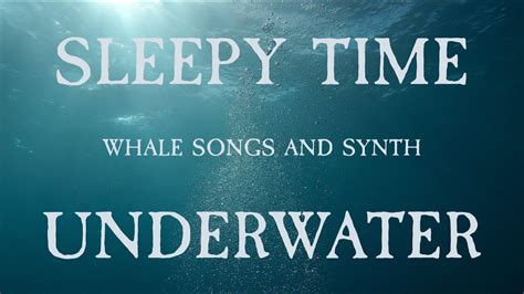 Sleepy Time Underwater Soundscape Underwater Sounds For Sleeping