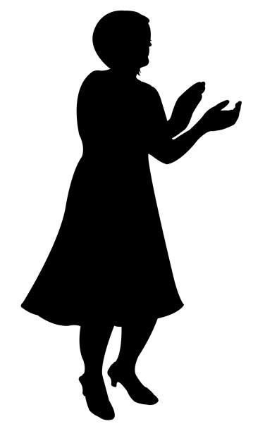 2,100+ Clapping Hands Silhouette Stock Illustrations, Royalty-Free ...