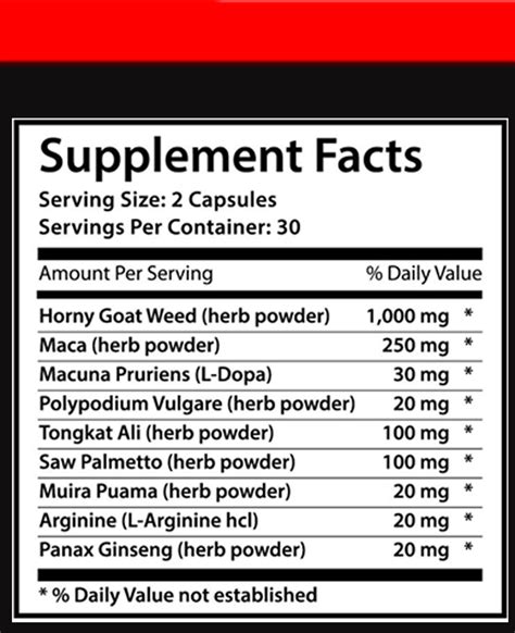 Horny Goat Weed With Maca Mg With Mucuna Pruriens Muira Puama