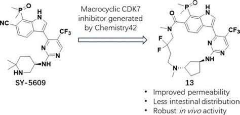 用于癌症治疗的新型大环非共价 Cdk7 抑制剂的发现journal Of Medicinal Chemistry X Mol