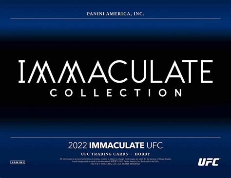 Panini Immaculate Ufc Trading Cards