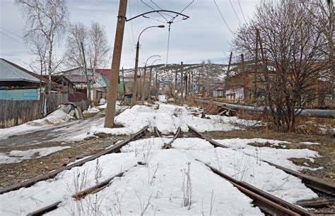 Усть-Катав — Трамвайная линия — Фото — Городской электротранспорт