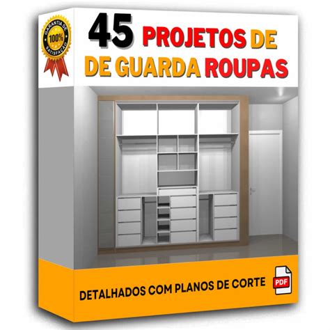 Projetos De Guarda Roupas Planos De Corte