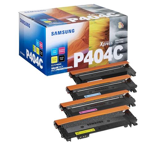 Samsung CLT P404C SU365A Toner Multipack CMYK 4er Set