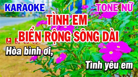 Karaoke T Nh Em Bi N R Ng S Ng D I Tone N Nh C S Ng Cha Cha Cha