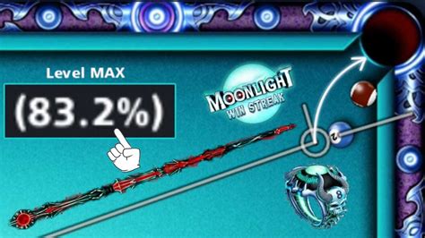 Win Percentage 83 2 Moonlight Win Streak Cue Level Max Pro 8 Ball