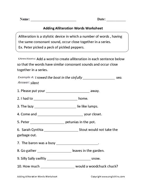 Th Grade Sentence Structure Worksheets Worksheeto