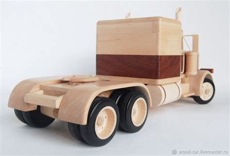 Автомобильные ручной работы. Деревянный грузовик Peterbilt. Wood-car ...