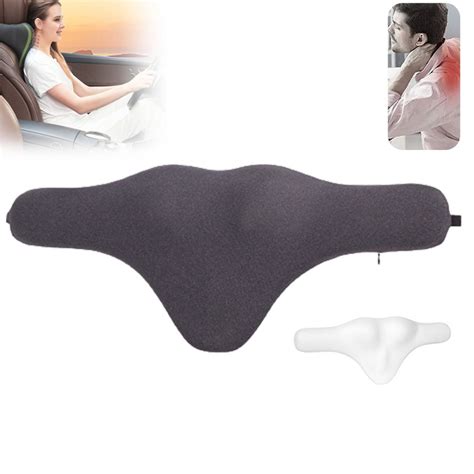 Car Seat Headrest Neck Rest Cushion Memory Foam Lumbar Support Pillow