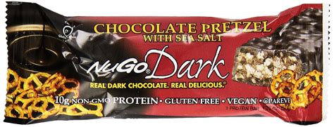 Nugo Dark Chocolate Pretzel Bar 1 76 Oz