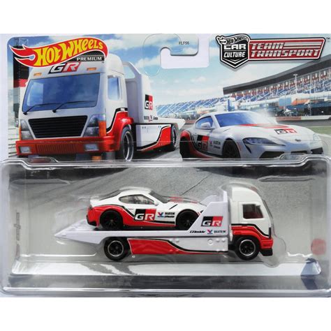 Hot Wheels Team Transport Toyota Gr Supra Aero Lift Premium Pneu De