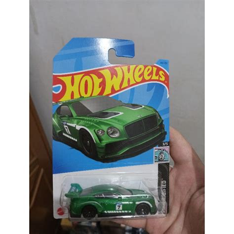 Jual Hot Wheels 2018 Bentley Contonental G3 Hijau Tua Shopee Indonesia