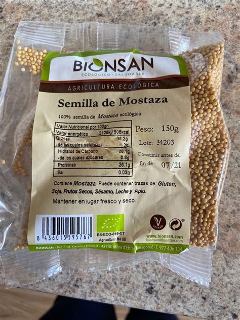 Bionsan Semillas De Mostaza Review Abillion