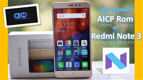 How To Install AICP Rom On Redmi Note 3 YouTube