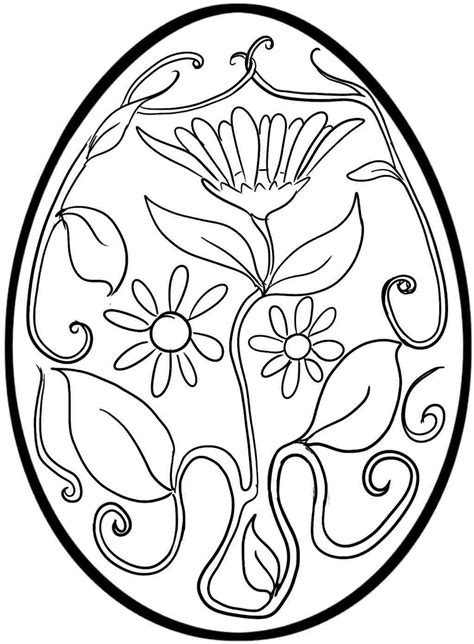 Printable Easter Egg Coloring Pages at GetColorings.com | Free ...