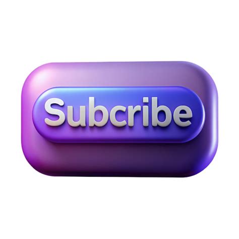 Subscribe Button D Subscribe Button Premium Ai Generated Image