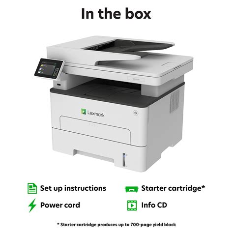 Lexmark MB2236i A4 Mono Multifunction Laser Printer 18M0755