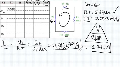 Ley De Ohm Circuito Serie Teorico Youtube