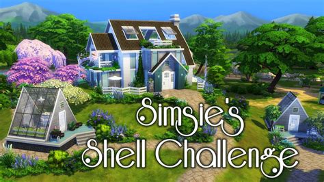 🥀 Or 🌹 How Did I Do Lilsimsies Shell Challenge Sims 4 Speed Build