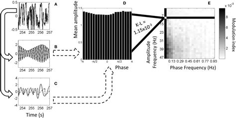 Example Of Calculation Of Phase Amplitude Coupling A Original