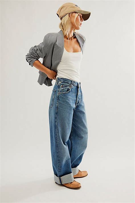 Citizens Of Humanity Ayla Baggy Cuffed Crop Jeans In 2024 Cropped