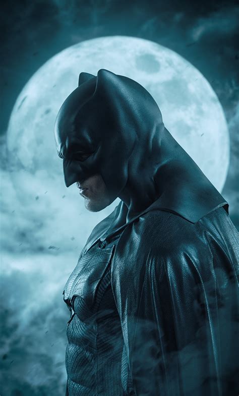 1280x2120 Batman Moon Behind Iphone 6 Hd 4k Wallpapers Images