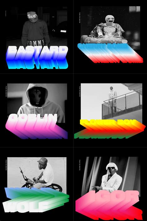 All Tyler the Creator album covers in the style of Brockhampton’s ...