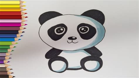 💙 ️💛 Urs Panda Desenat Tutorial Simplu Pas Cu Pas Pt Copii Youtube