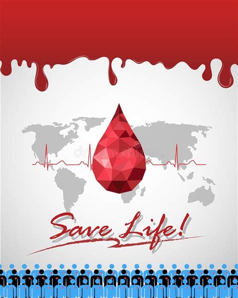 Blood Donation Design Creative Donor Poster Blood Donor Banner Red