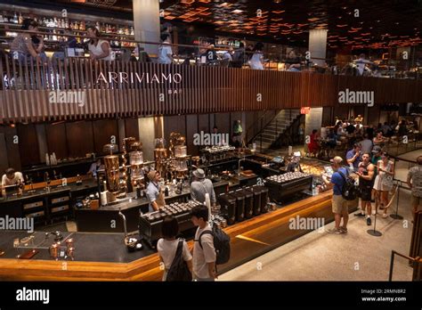 Starbucks reserve roastery cafe in Chelsea Manhattan NYC Stock Photo - Alamy