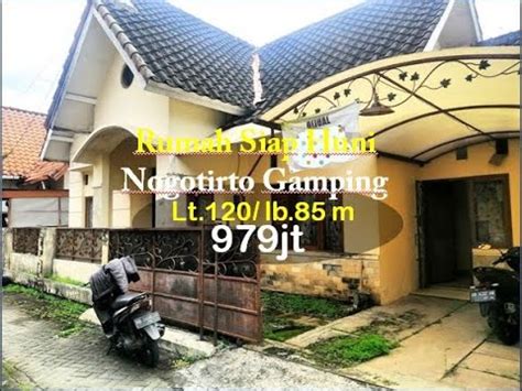 RUMAH DIJUAL 979JT DALAM PERUMAHAN DI NOGOTIRTO GAMPING SLEMAN YouTube