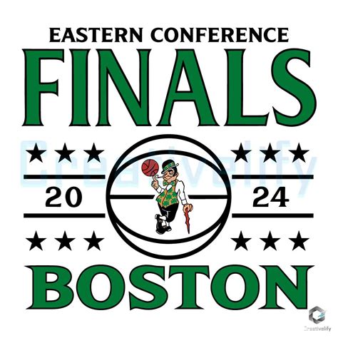 Boston Celtics Eastern Conference Finals 2024 Svg Creativelify