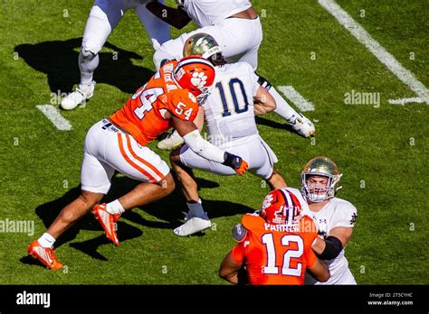 November 4 2023 Clemson Tigers Linebacker Jeremiah Trotter Jr 54