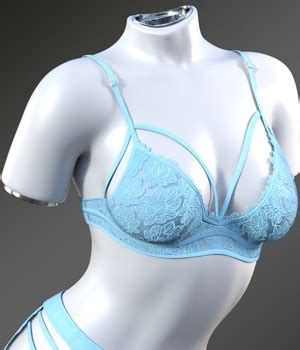 X Fashion Flower Roses Lingerie For Genesis 9