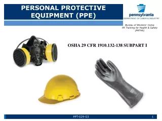 PPT Comprehensive Personal Protective Equipment Solutions By PPE