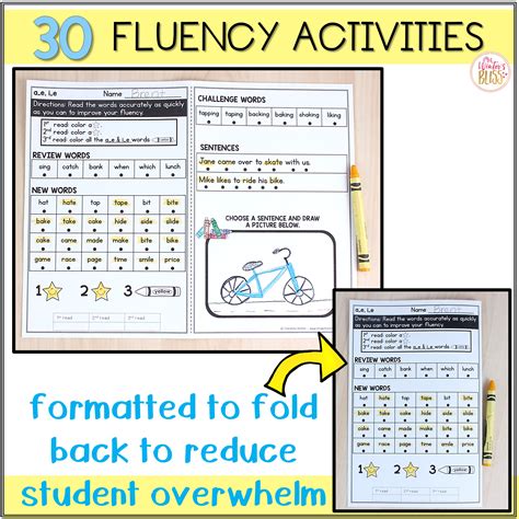 Fluency Builders Word Blending Activities Mrs Winter S Bliss