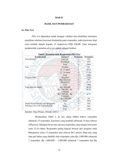 BAB IV HASIL DAN PEMBAHASAN