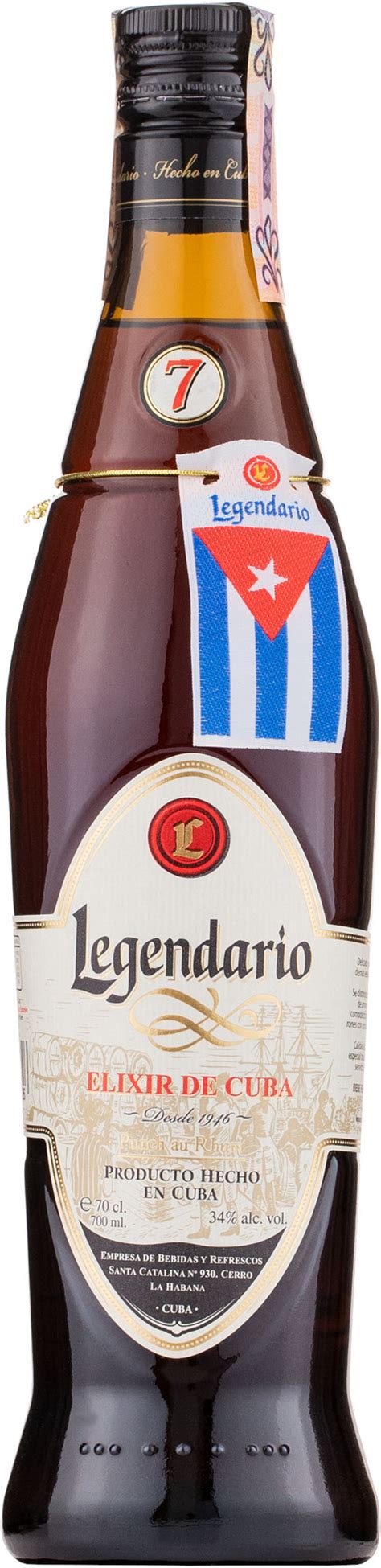 Legendario Elixir de Cuba Tmavý rum Svet nápojov