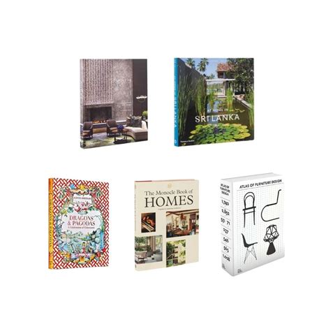 Books on Interior Design (Set of 5)