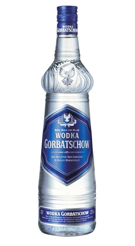 Gorbatschow Vodka | Vodka, Dasani bottle, Vodka bottle