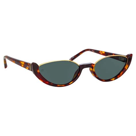 Linda Farrow - Robyn Cat Eye Sunglasses in Tortoiseshell - LFL1169C2SUN ...