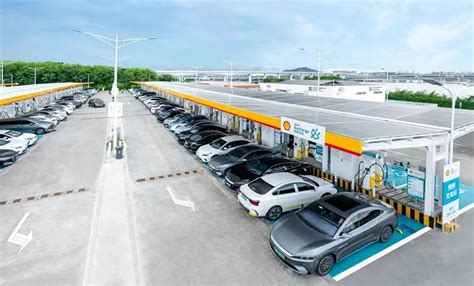 BYD And Shell Unveil 258 Port EV Charging Station In Shenzhen ArenaEV