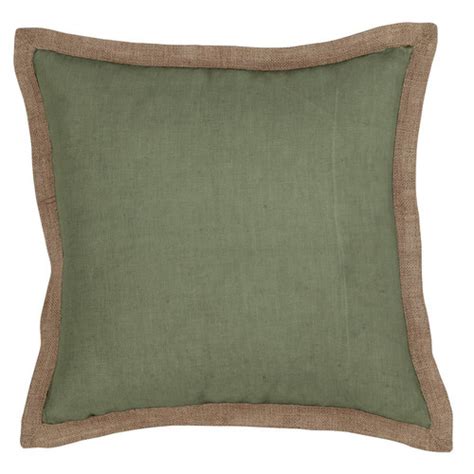 Hampton Sage Green Linen Cushion Temple And Webster